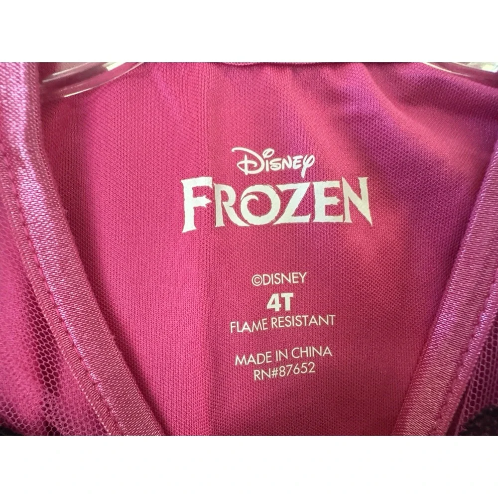 Disney Frozen Anna Costume Dress Girls 4T Princess  Dress